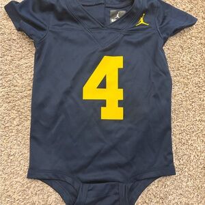 Michigan Football Nike Jumpman Onesie 6 month
